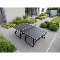 Tischtennistisch klappbar LxBxH: ca. 274x152,5x76 cm - Schwarz, Basics, Holzwerkstoff (274/152,5/76cm) - Prestige Home