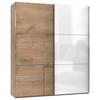 Schwebetürenschrank B: 200 Cm Level 36c Weiß/eiche Dekor - Eichefarben/Weiß, MODERN, Holzwerkstoff (200/236/65cm) - MID.YOU