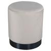 Hocker Benji - Beige/Schwarz, Design (35/42,5/35cm) - Livetastic