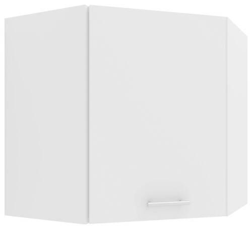 Eckoberschrank Esilo B: 57 cm Weiß - Weiß, KONVENTIONELL, Holzwerkstoff (57/60/57cm) - MID.YOU