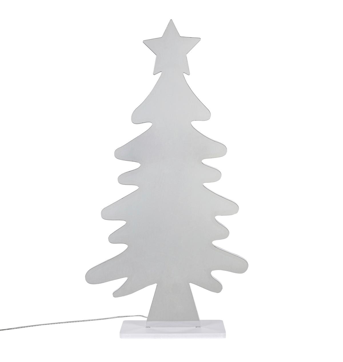 DEKORAČNÍ LED SVÍTIDLO TANNE - bílá/barvy chromu, Design, plast (31,5cm) - Mömax
