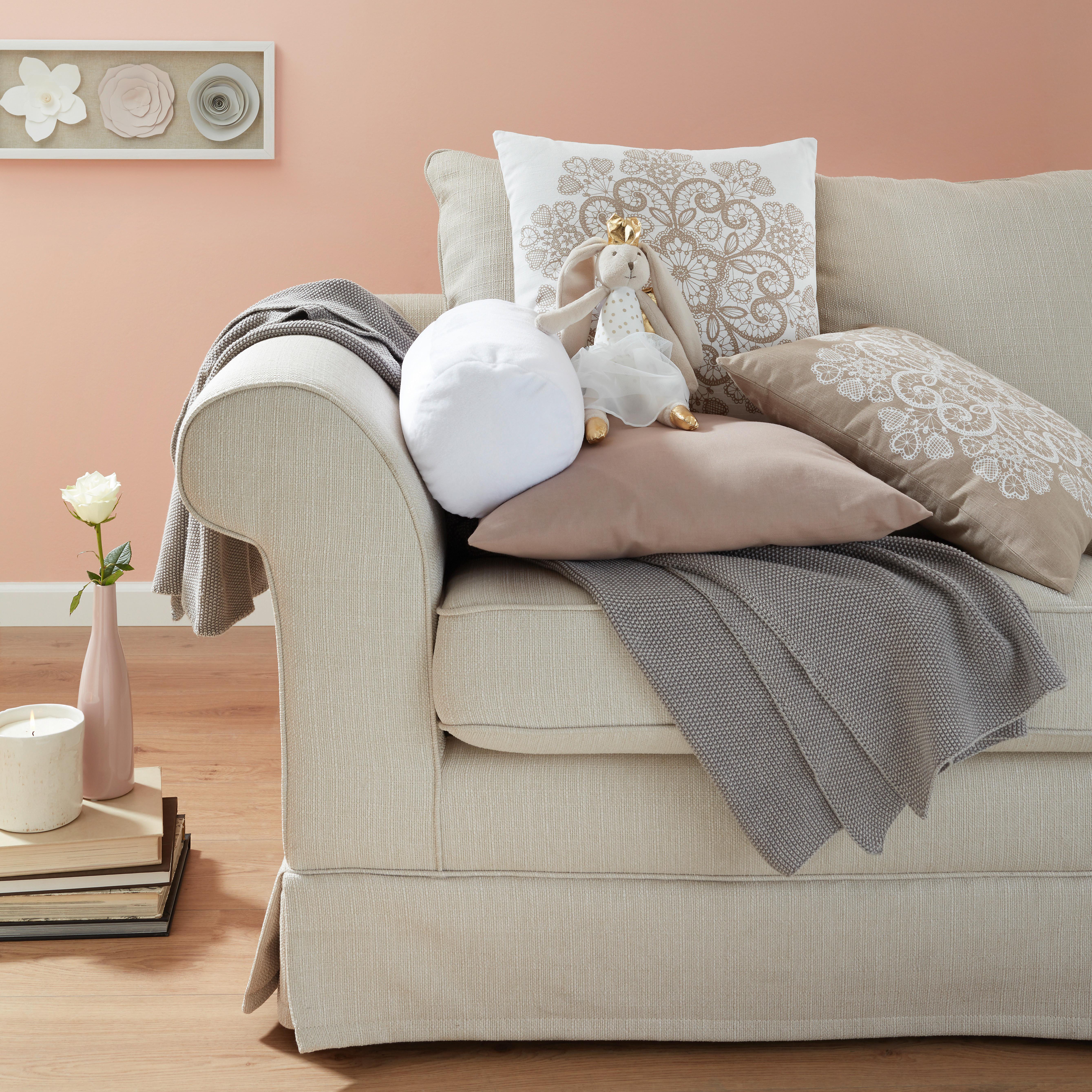 PLYŠÁK ANGELINA  36 cm - bílá, textil (36cm) - Modern Living