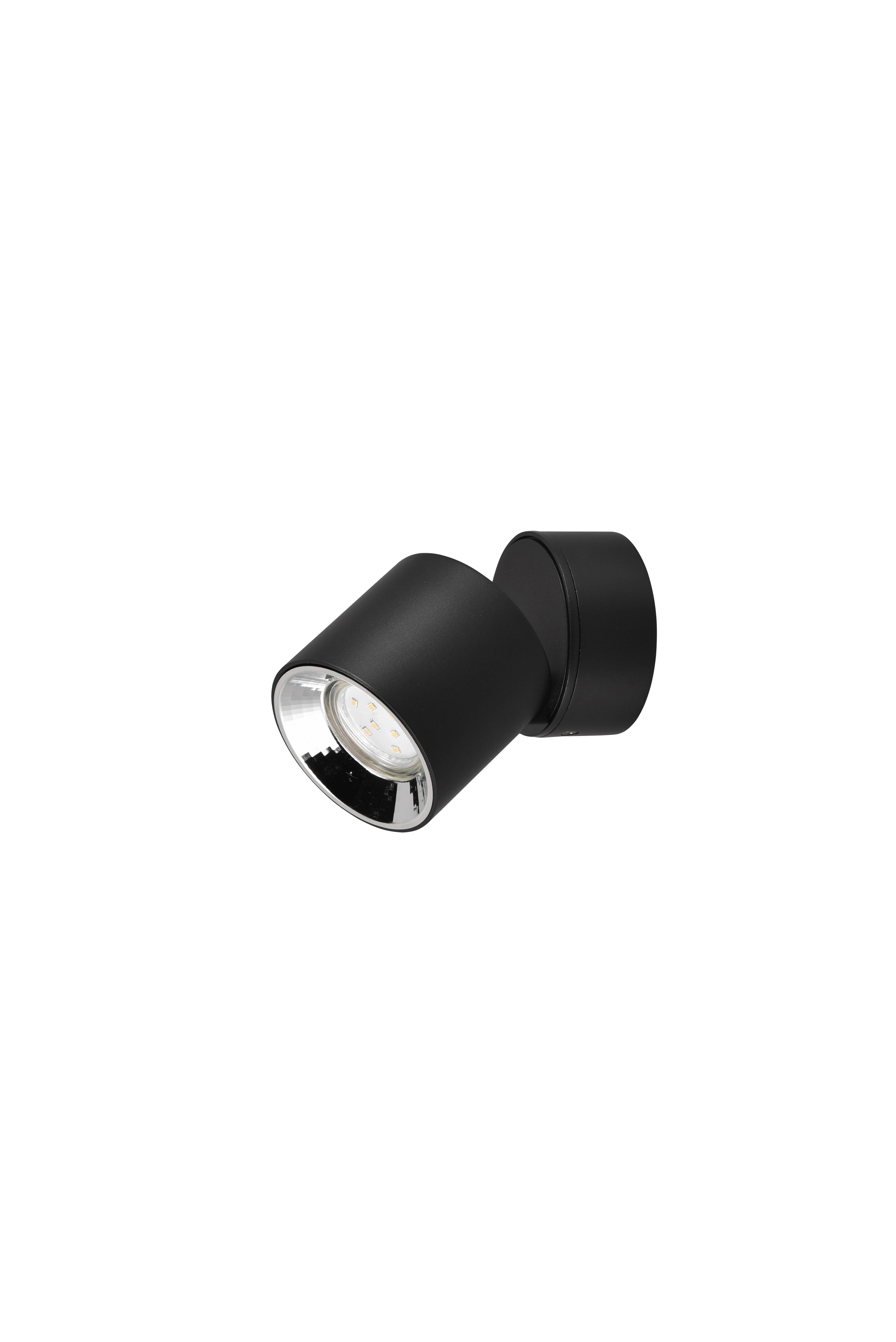 Strahler 651000132  Guayana - Schwarz, Basics, Metall (8,7/12cm) - Trio Leuchten