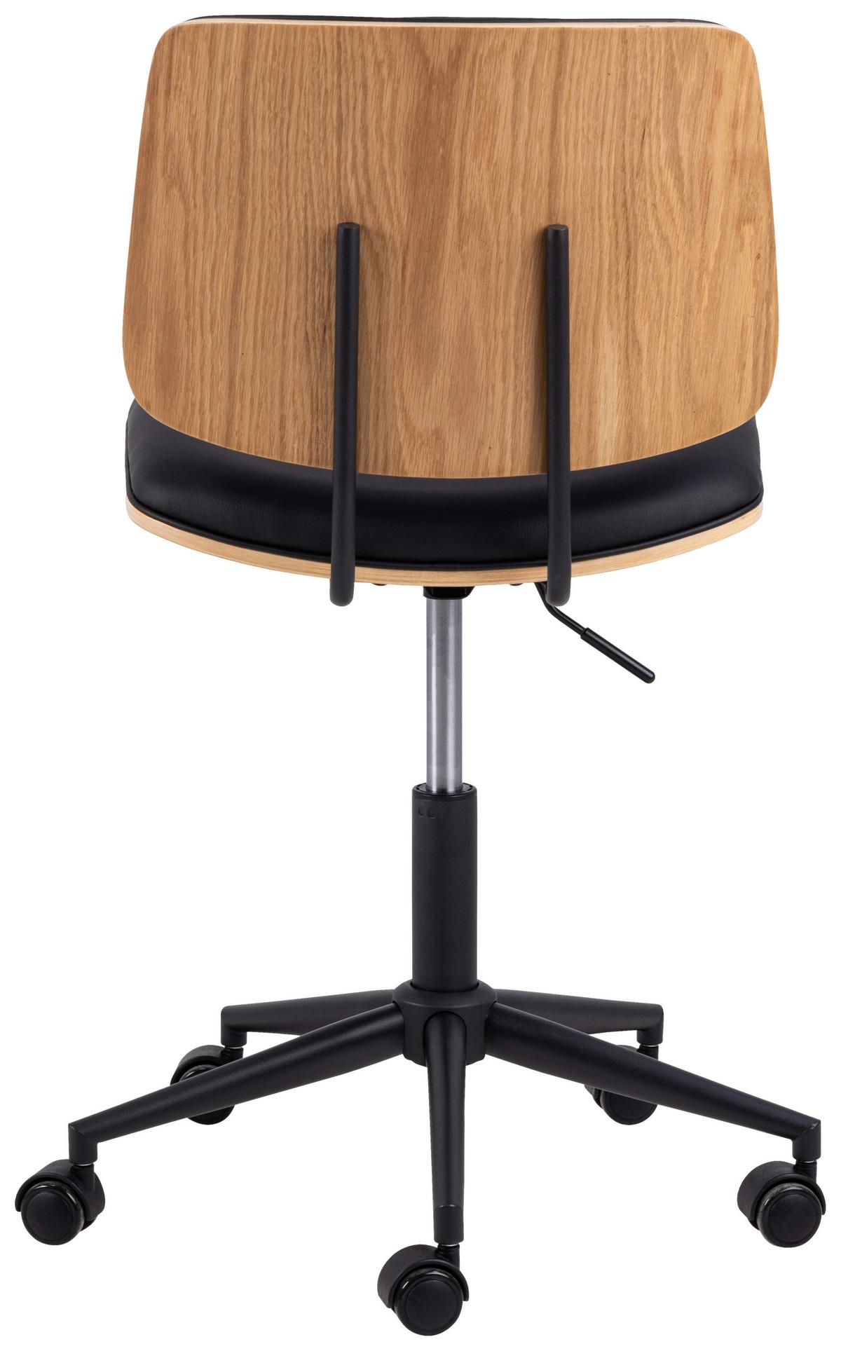 Drehstuhl Owen 0000104826 - Eichefarben/Multicolor, Design, Holz/Holzwerkstoff (48,5/91/54cm) - MID.YOU