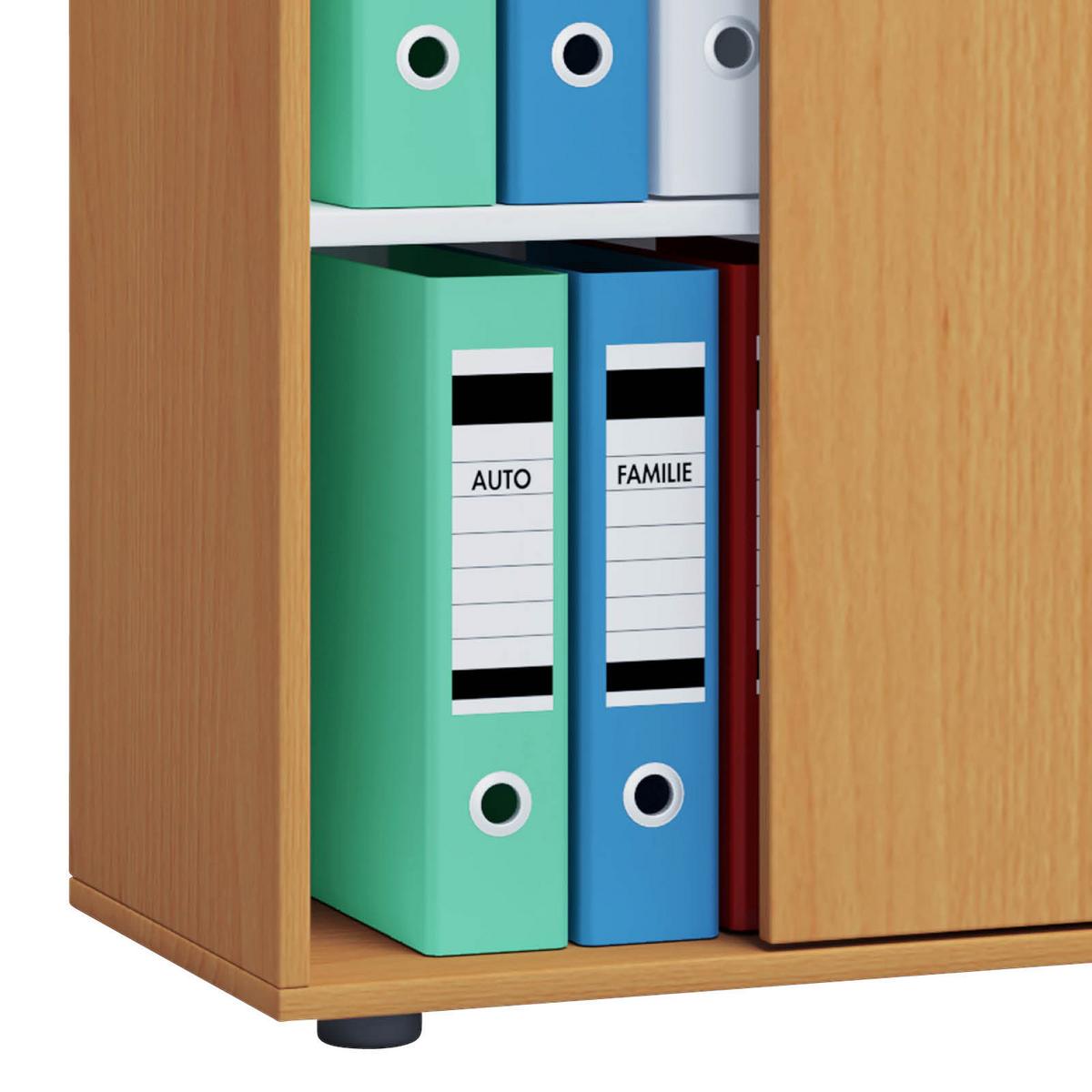 Aktenschrank versperrbar Lona XL Buche Dekor B: 70 cm - Buchefarben, Basics, Holzwerkstoff (70/111/37cm) - MID.YOU