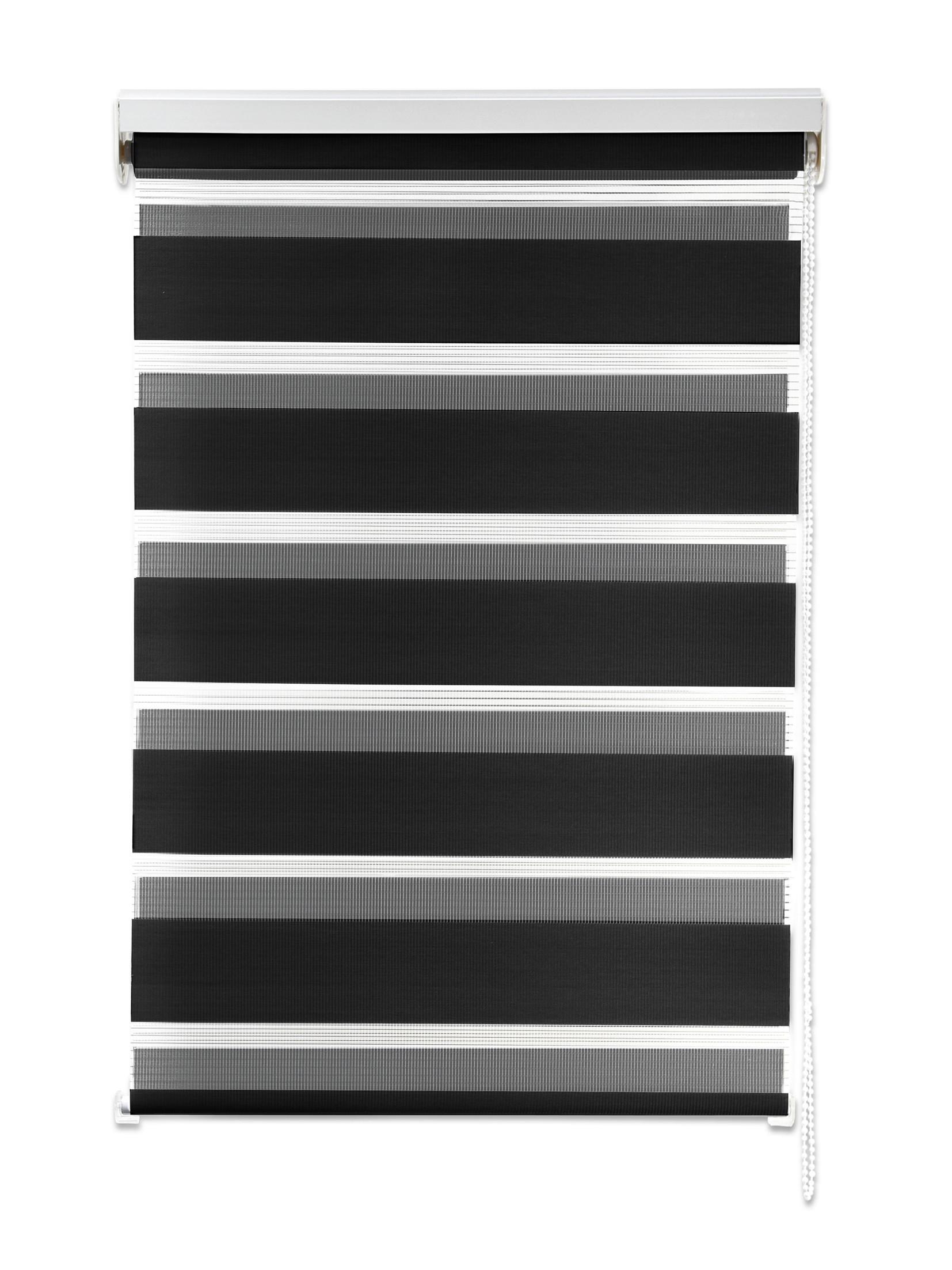 DUÁLNÍ ROLETA THOMAS - černá, textil/plast (140/160cm) - Premium Living