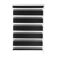 DUÁLNÍ ROLETA THOMAS - černá, textil/plast (140/160cm) - Premium Living