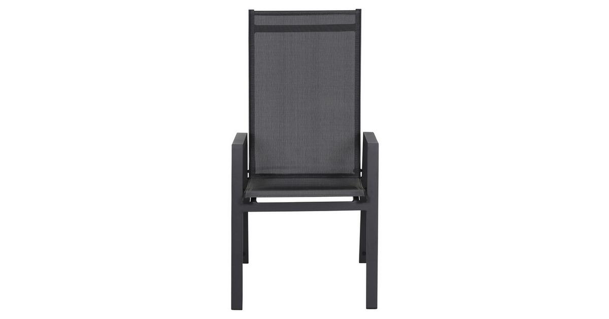 PROGARDEN Stapelsessel HOC H Anthrazit Eden - Chaise De Jardin Empilable