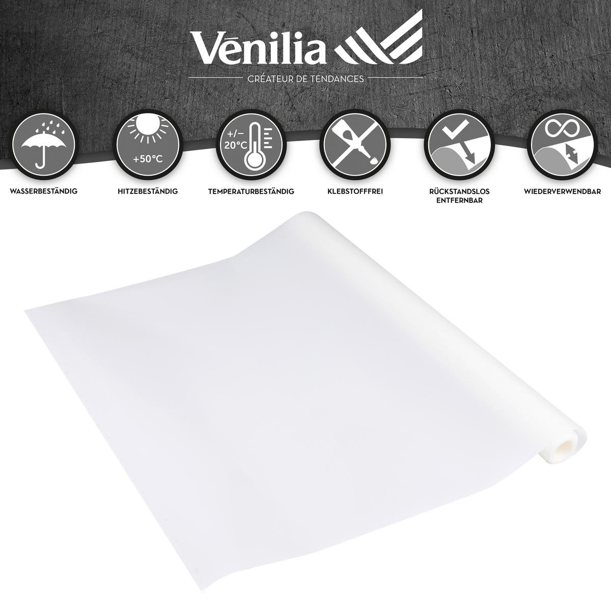 Klebefolie Ff Vp Milchig 45cm/1,5m Weiss - Transparent, Basics (45/150cm)