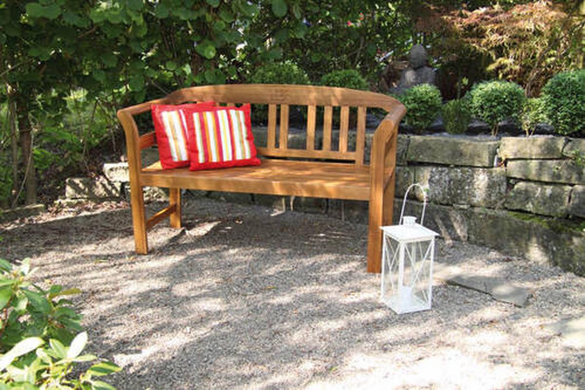 Gartenbank Holz 2-Sitzer Batam - Akaziefarben, Basics, Holz (130/50/80cm) - Acamp