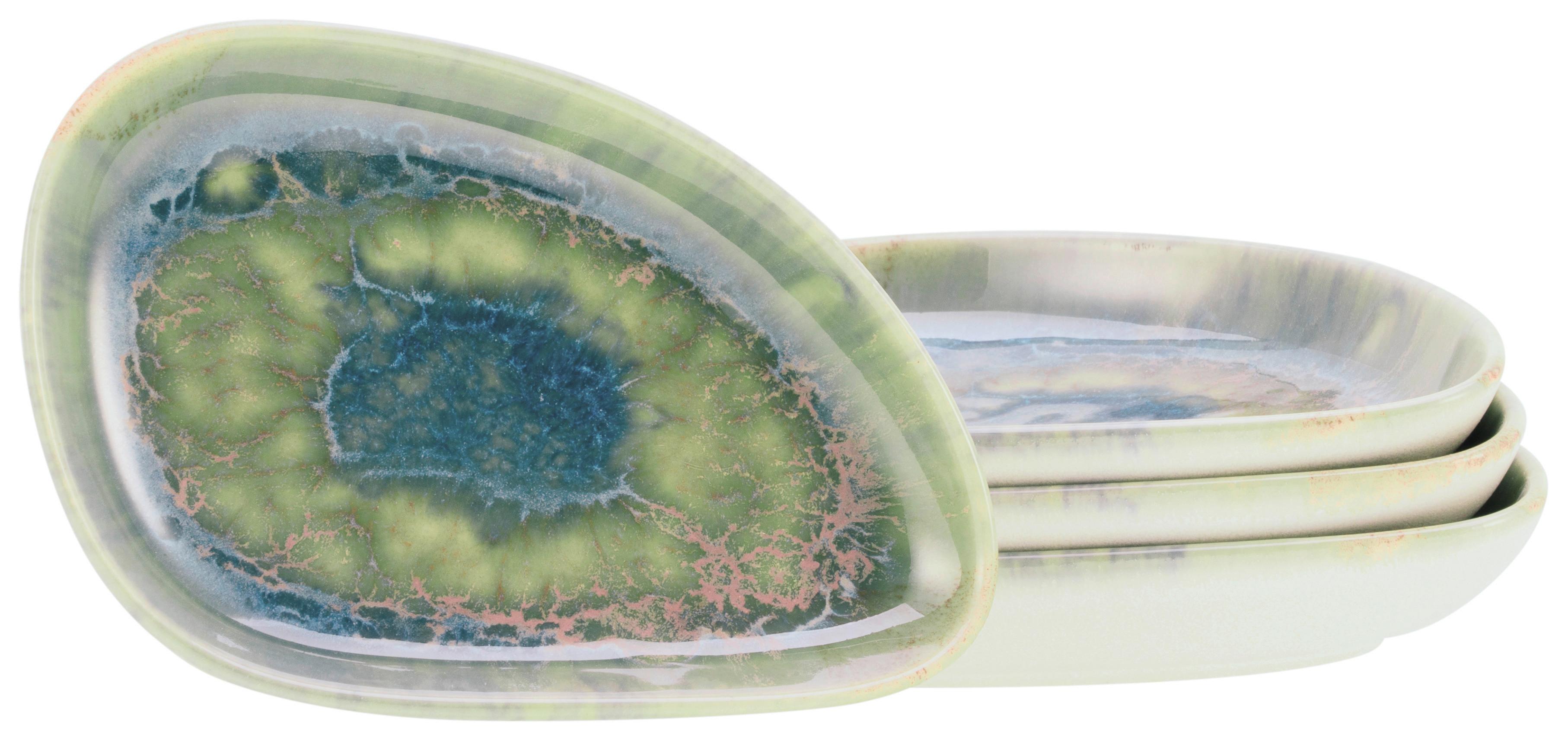 YUKi Schale Blau/Grün 4-Teilig 21517 - Blau/Grün, Basics, Keramik (14,7/2,5/9,5cm) - Creatable