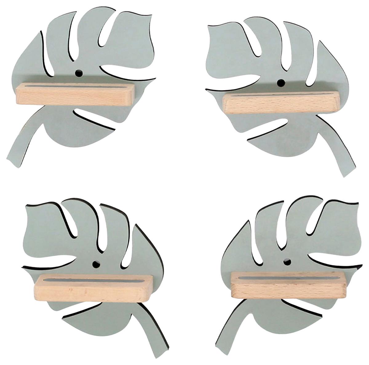 Kinderregal Boarti Grau B: 10 Cm - Grau, MODERN, Holzwerkstoff (10/17/5cm) - MID.YOU