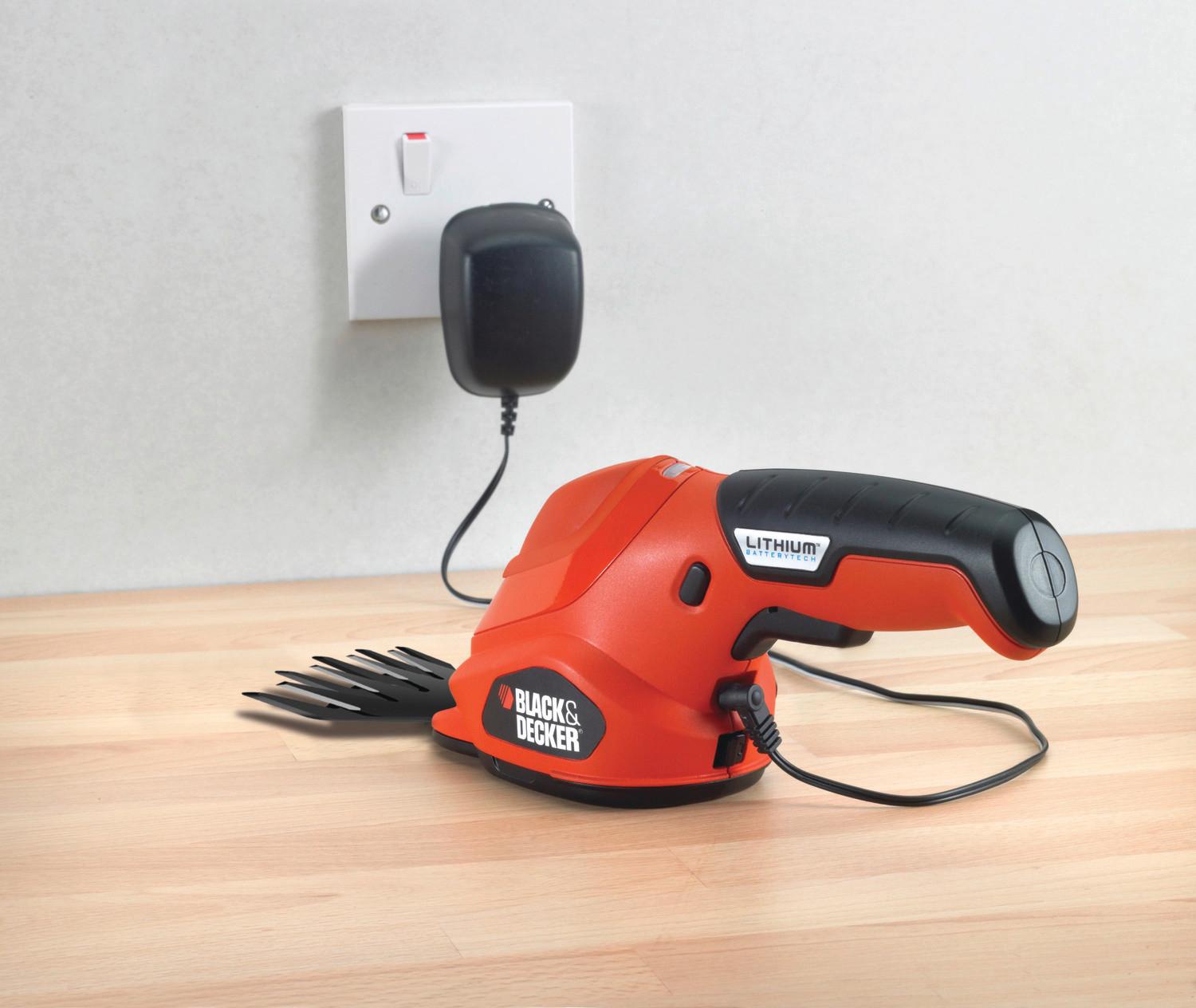 Akku-grasschere Grasschere 3,6 V Schwarz - Basics (29,5/14,2/12,8cm)