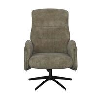 Relaxsessel Star grün, 360° drehbar - Schwarz/Grün, MODERN, Textil/Metall (72/107/86cm) - James Wood
