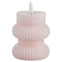 LED svíčka Grace - růžová, Basics, plast (7.5/11.5cm) - Modern Living