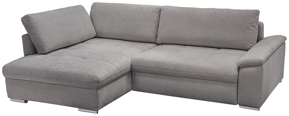 Ecksofa Casa Grande, Taupe Schenkel: 178x268 cm - Taupe/Rostfarben, Design, Textil (178/268cm) - Livetastic
