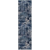 Teppich Dunkelblau B: 300 Cm - Blau, Basics, Textil (300/80cm)