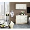 Miniküche Toronto Creme/Eiche Dekor B: 120 cm - Eichefarben/Creme, MODERN, Holzwerkstoff (120cm) - Held