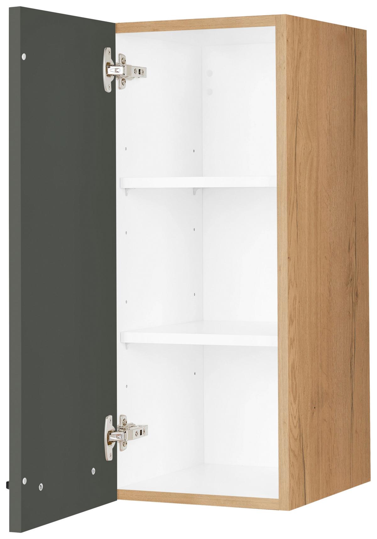 Küchenoberschrank Easytouch - Eichefarben/Grün, MODERN, Holzwerkstoff (30/72/35cm) - Nobilia