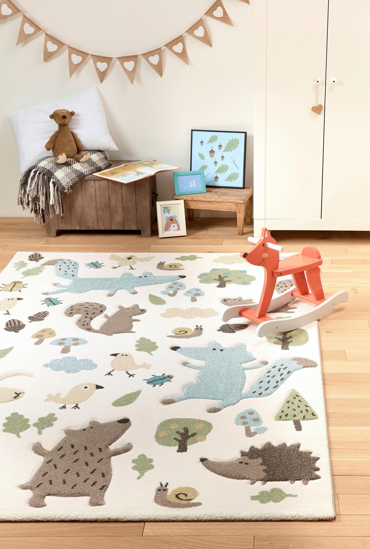 Kinderteppich Sigikid Forest - Multicolor, Trend, Textil (120/170cm) - Sigikid