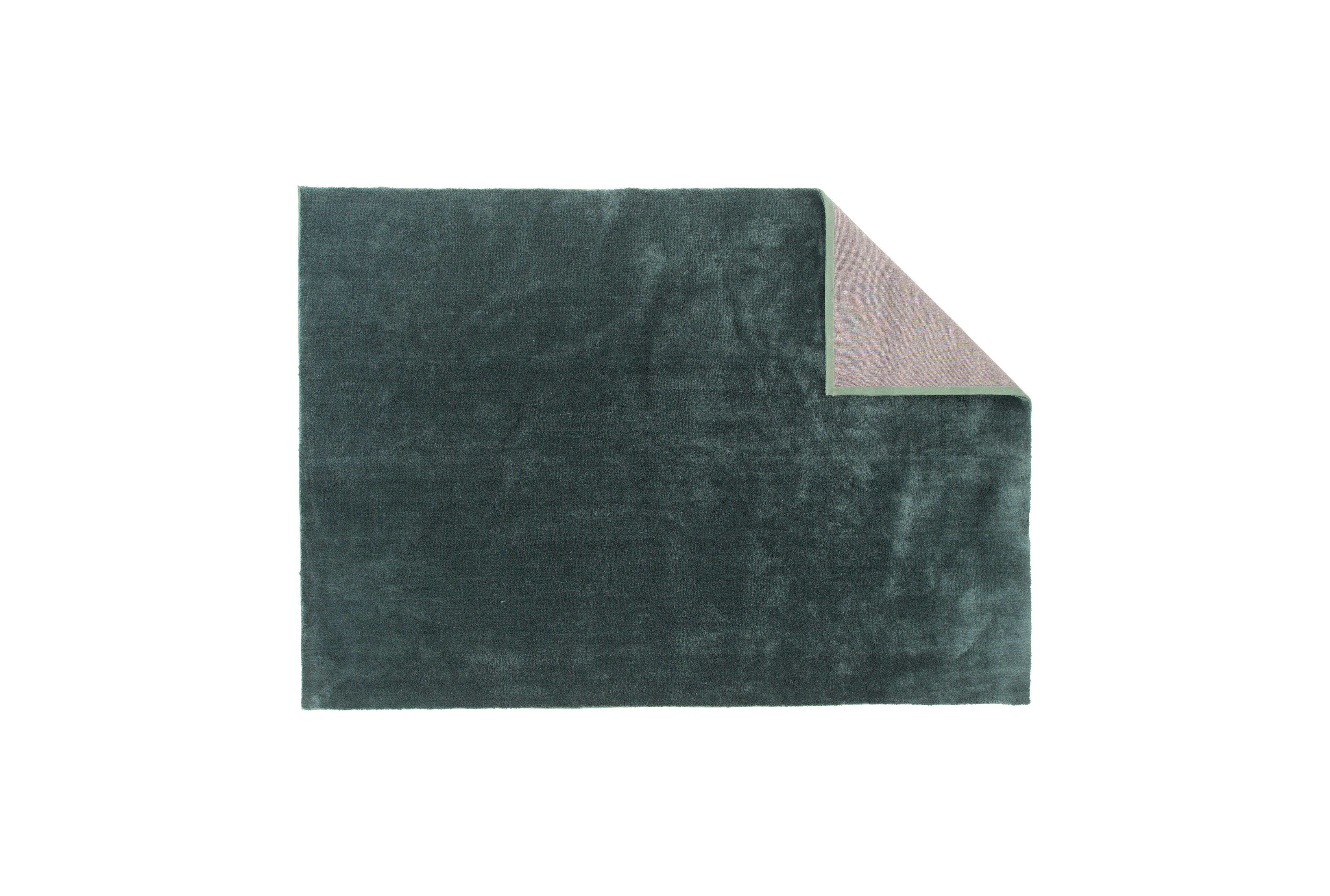 Hochflorteppich undra - Dunkelgrün/Grün, LIFESTYLE, Textil (200/300cm) - P & B