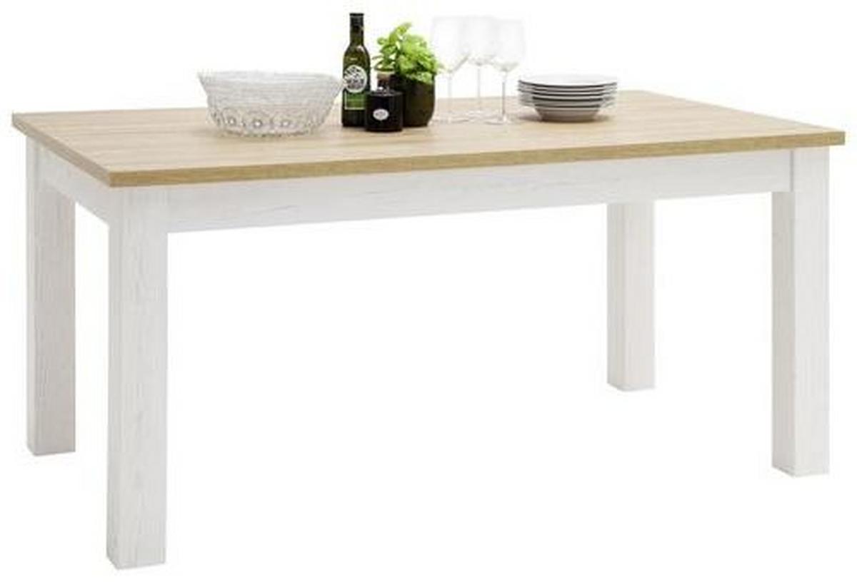 Esstisch Brixen 160x90 Cm Eiche/pinie Dekor - Eichefarben/Pinienfarben, LIFESTYLE, Holzwerkstoff (160/90/77cm) - Livetastic