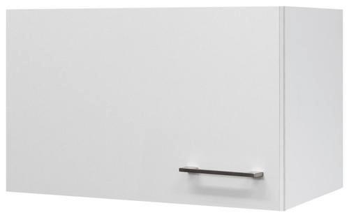 Horná kuchynská skrinka NEO biela - biela/farba ušľachtilej ocele, Modern, kov/kompozitné drevo (60/32/32cm) - FlexWell