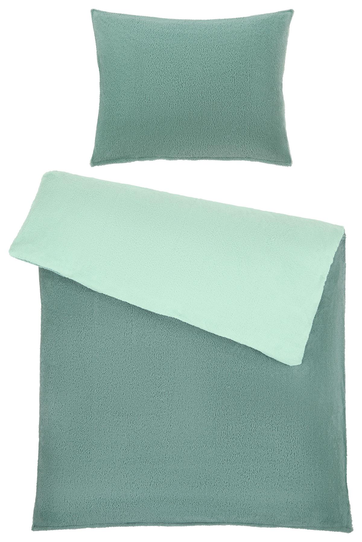 Wendebettwäsche Luisa - Mintgrün, ROMANTIK / LANDHAUS, Textil (140/200null) - James Wood
