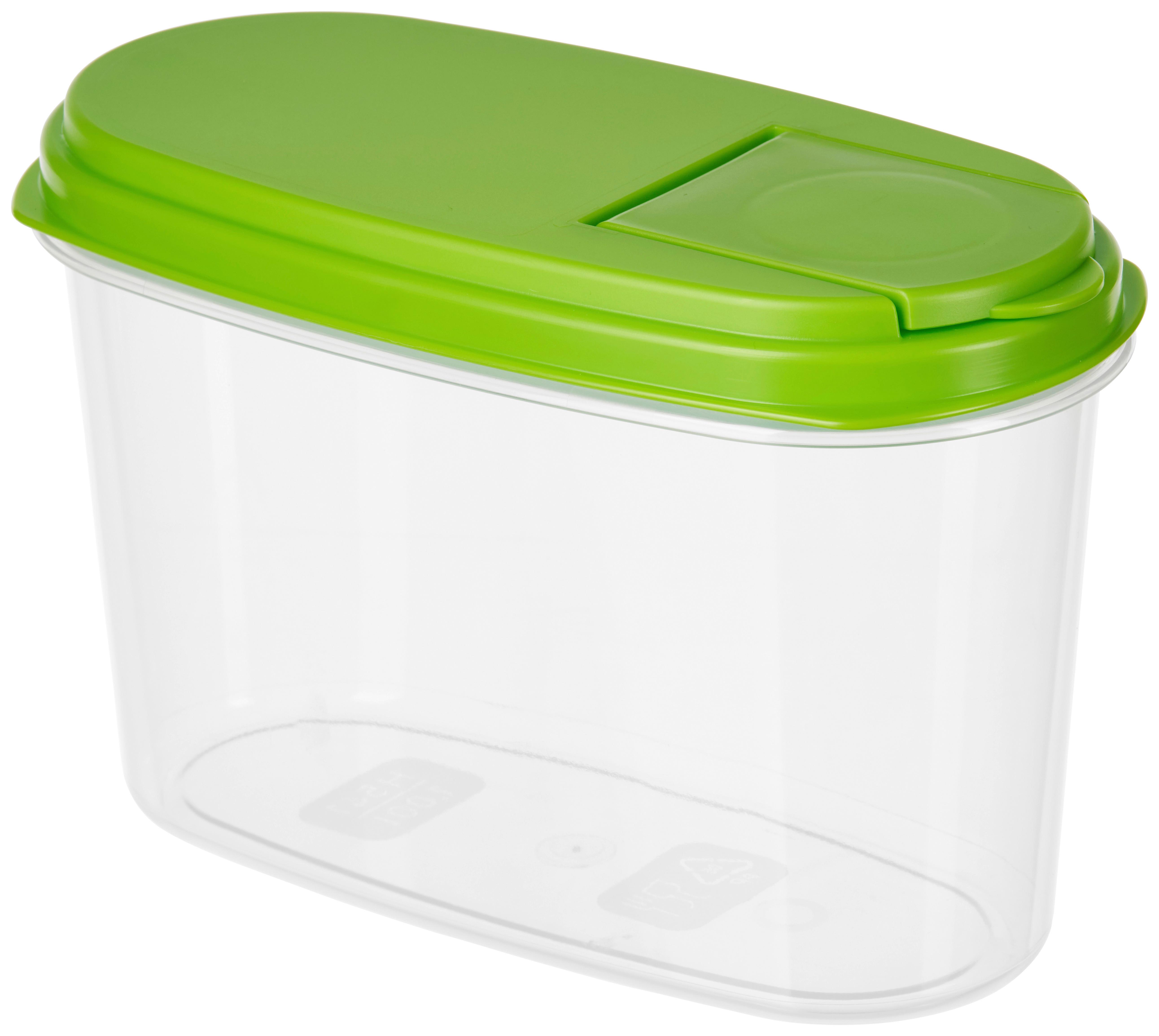 Schüttdose Vito Ca. 1 L, Mit Klapp- Und Streuöffnung - Blau/Transparent, KONVENTIONELL, Kunststoff (18,5/9,5/11,7cm)