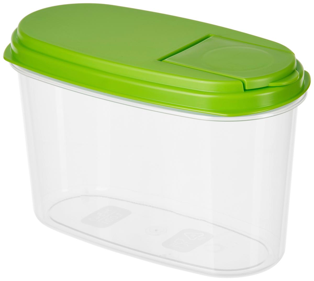 Schüttdose Vito ca. 1 L, mit Klapp- und Streuöffnung - Blau/Transparent, KONVENTIONELL, Kunststoff (18,5/9,5/11,7cm)