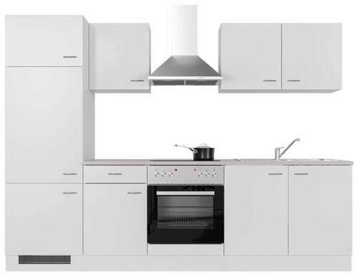Küchenblock Wito G-270-2207-036 - Hellgrau/Weiß, MODERN, Holzwerkstoff (270cm) - FlexWell