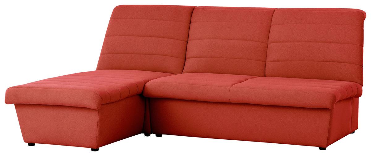 Ecksofa Looks Viii - Schwarz/Orange, Design, Textil (168/214cm) - LOOKS by W.Joop