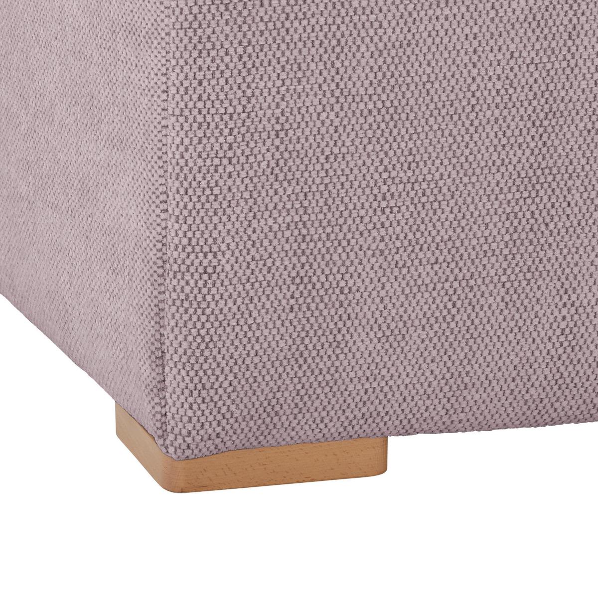 Hocker Vouge Altrosa Bxhxt: 101x44x92 Cm - Buchefarben/Altrosa, KONVENTIONELL, Textil (101/44/92cm) - Livetastic
