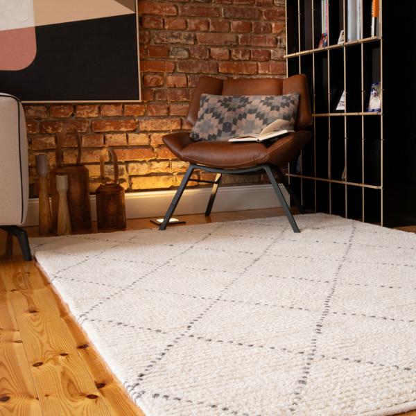 Flachwebteppich My Freya 272 - Creme, Basics, Textil (120/170cm) - Obsession