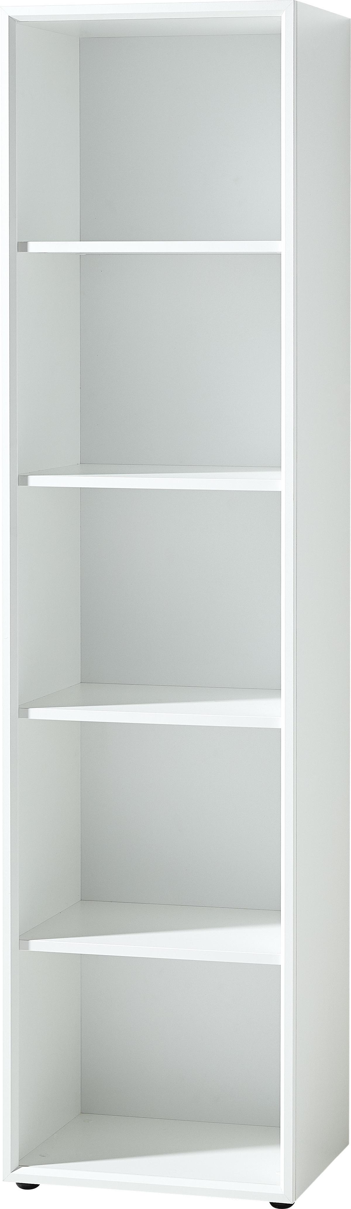Aktenregal Gw-Monteria Weiß B: 50 cm - Schwarz/Weiß, MODERN, Holzwerkstoff (50/196/37cm) - Germania