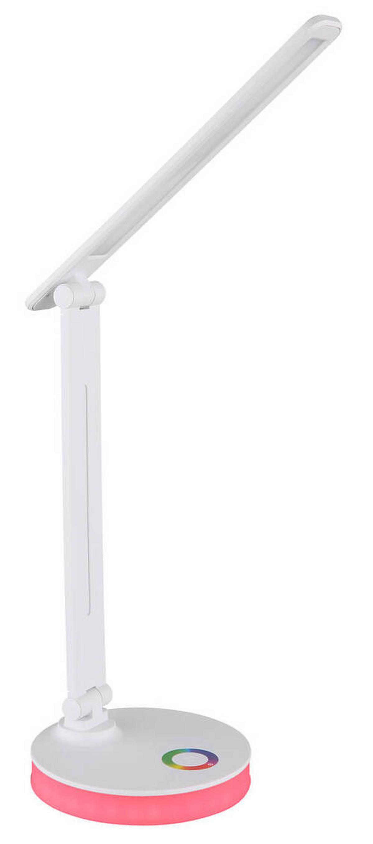 LED-Schreibtischleuchte 58445w - Opal/Weiß, Design, Kunststoff (28/15/50cm) - Globo