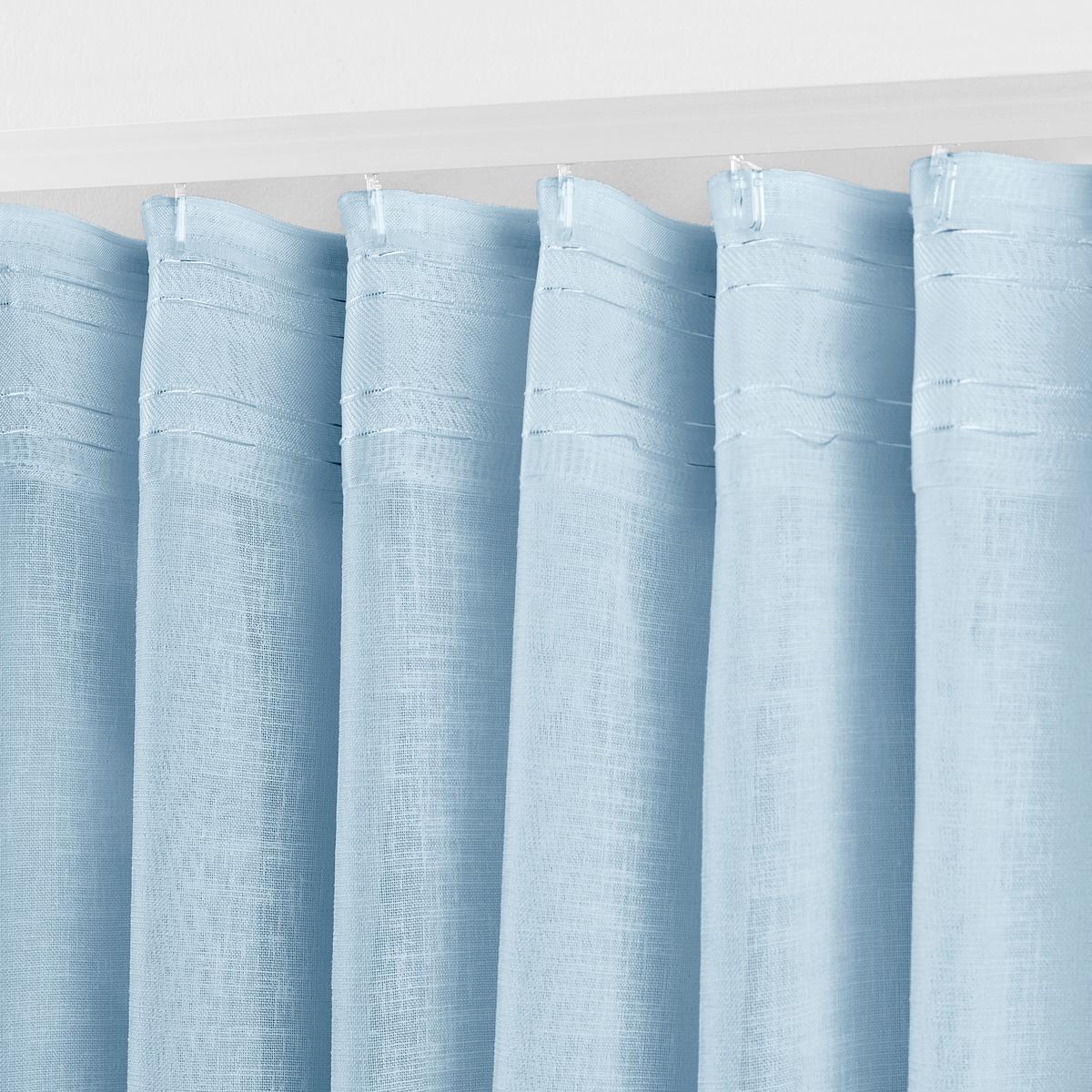 HOTOVÝ ZÁVĚS Sigrid, 140/245cm - modrá, Romantický / Rustikální, textil (140/245cm) - Premium Living