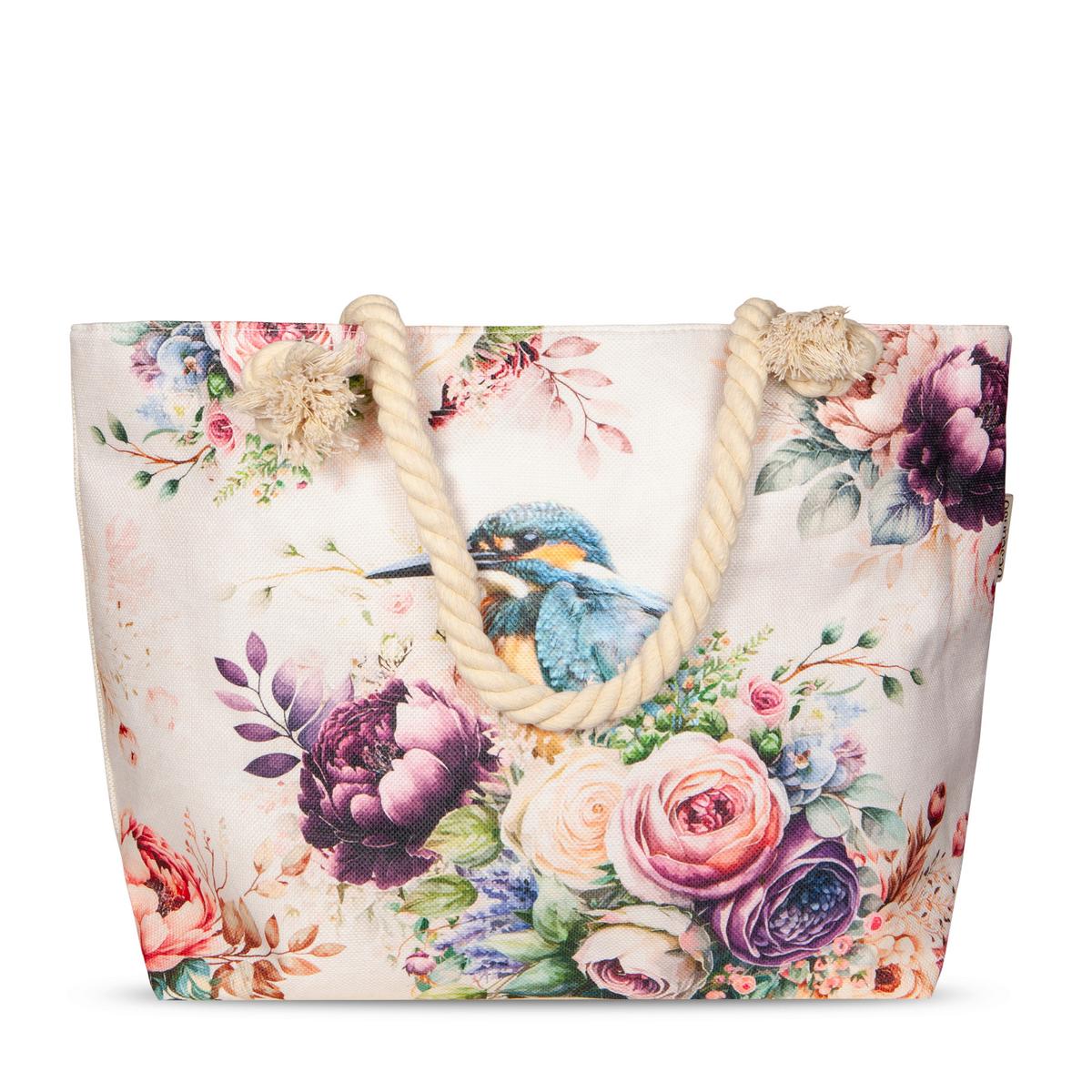 Strandtasche Verde Multicolor 43x60 Cm - Multicolor, Trend, Textil (43/60cm)