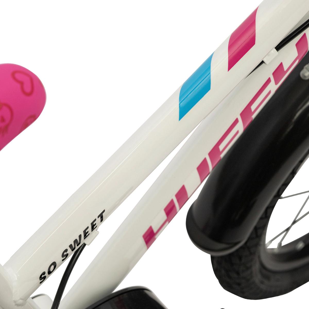 Kinderfahrrad So Sweet Weiß, 16 Zoll - Weiß, Basics, Metall (56,8/83/135cm)