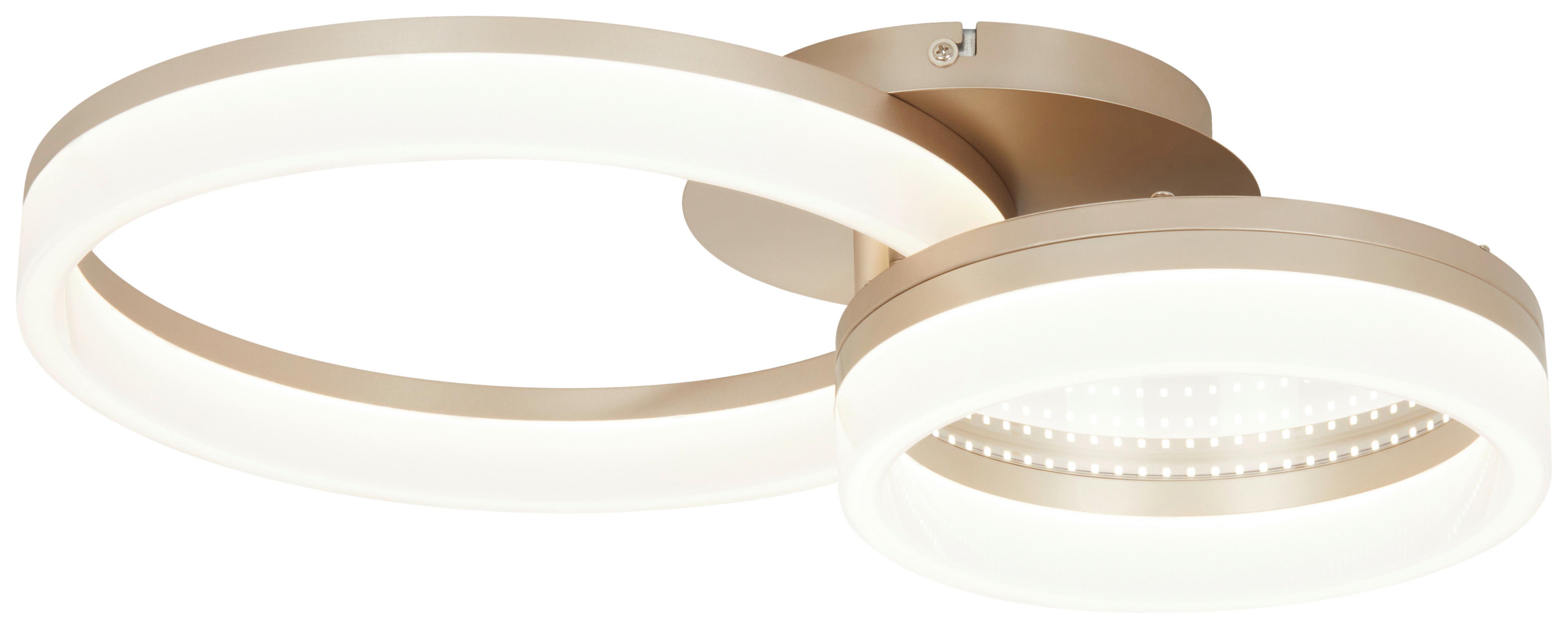 LED-Deckenleuchte Natali - Weiß, MODERN, Kunststoff/Metall (50/33/13cm) - Luca Bessoni