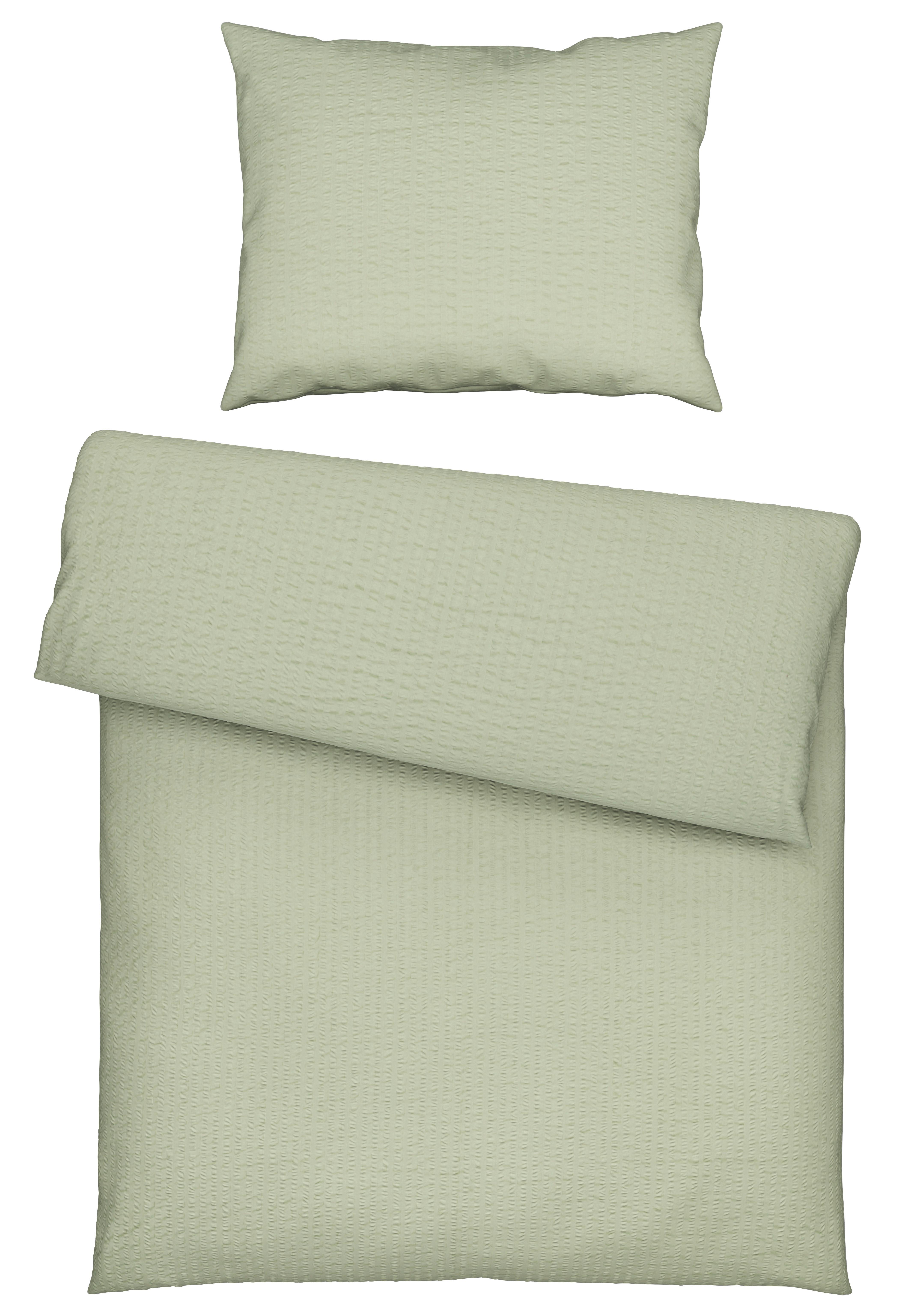 Povlečení Gisela, 70/90 140/200cm - světle zelená, textil (140/200cm) - Modern Living