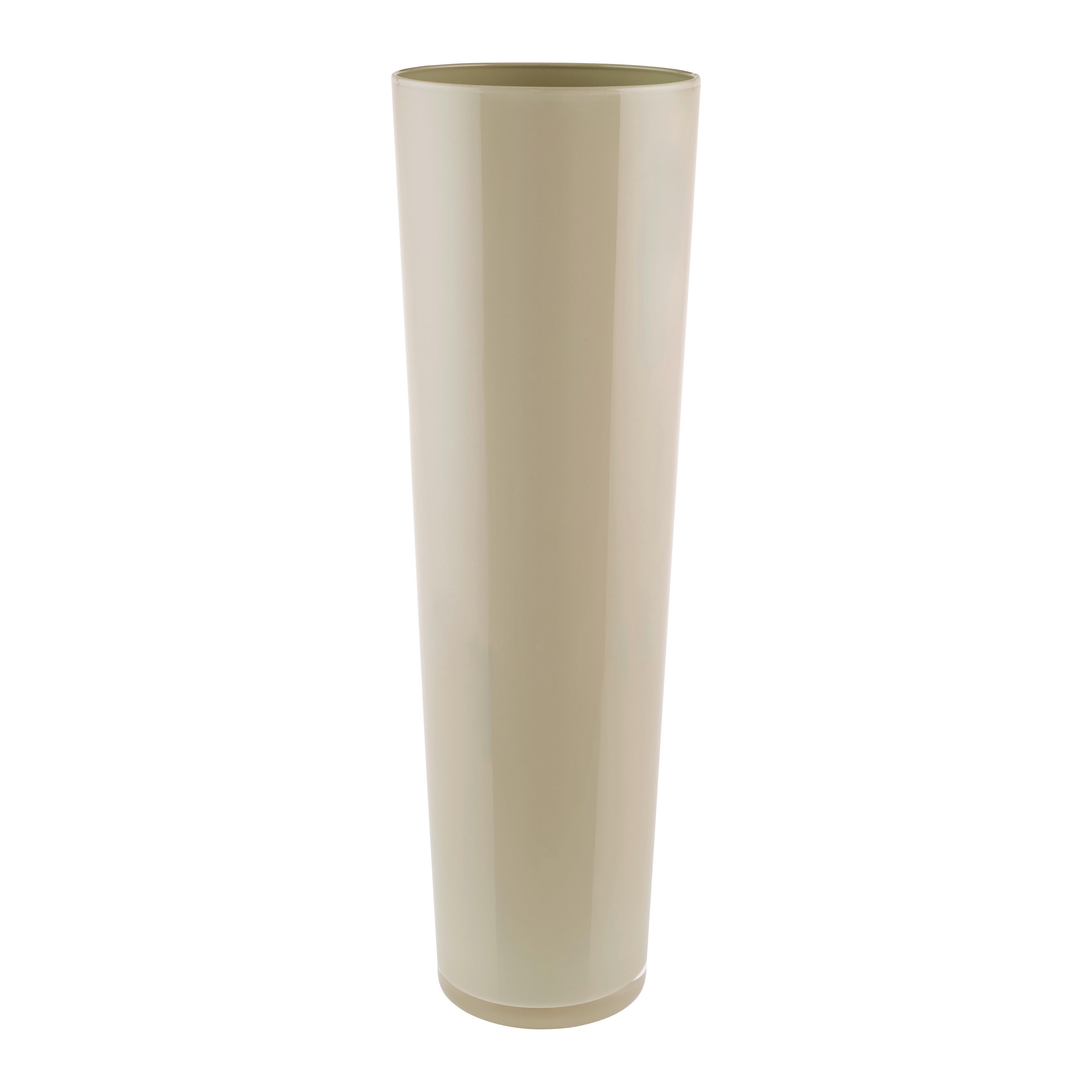 Váza LORETTA - orgovánová/biela, Konventionell, sklo (17/50cm) - Mömax