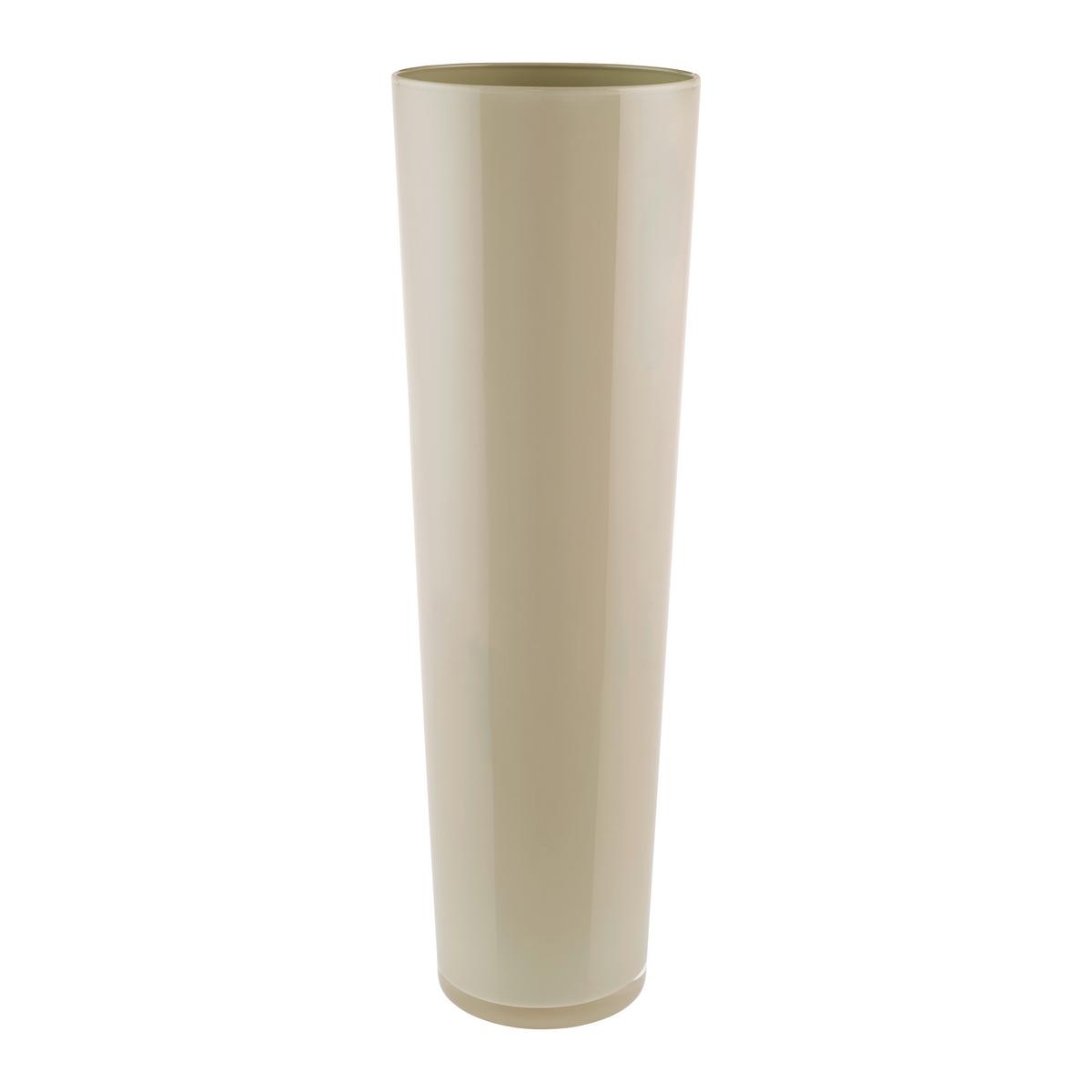 Váza LORETTA - orgovánová/biela, Konventionell, sklo (17/50cm) - Mömax