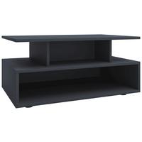 Couchtisch Esila Anthrazit L: 80 Cm - Anthrazit/Schwarz, Design, Holzwerkstoff/Kunststoff (80/50/40cm) - MID.YOU