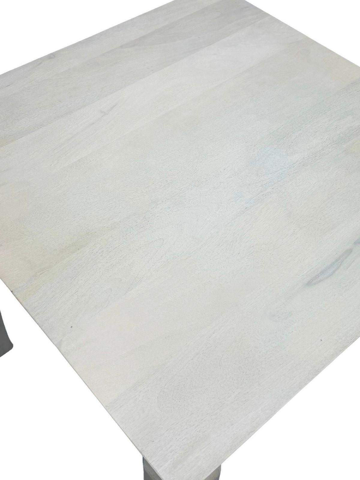 ESSTISCH Weiß L: 80cm - Weiß, Design, Holz (80/75/80cm) - Livetastic