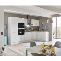 Eckküche Turin Weiss/Eiche Dekor 330x165 cm - Weiß/Eiche Artisan, Basics, Holzwerkstoff (330/165cm) - MID.YOU