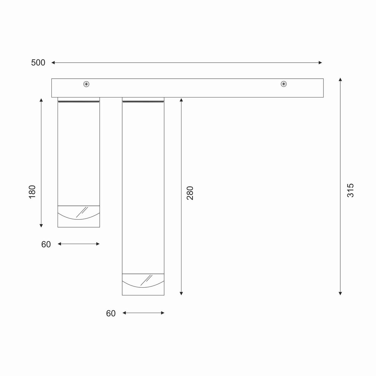 Deckenleuchte 39701 Diego Chrome - Chromfarben, Design, Metall (50/31,5/50cm)