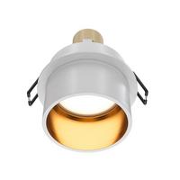 Aufbauleuchte Reif - Goldfarben/Weiß, Trend, Metall (6.8/5.5cm) - MAYTONI