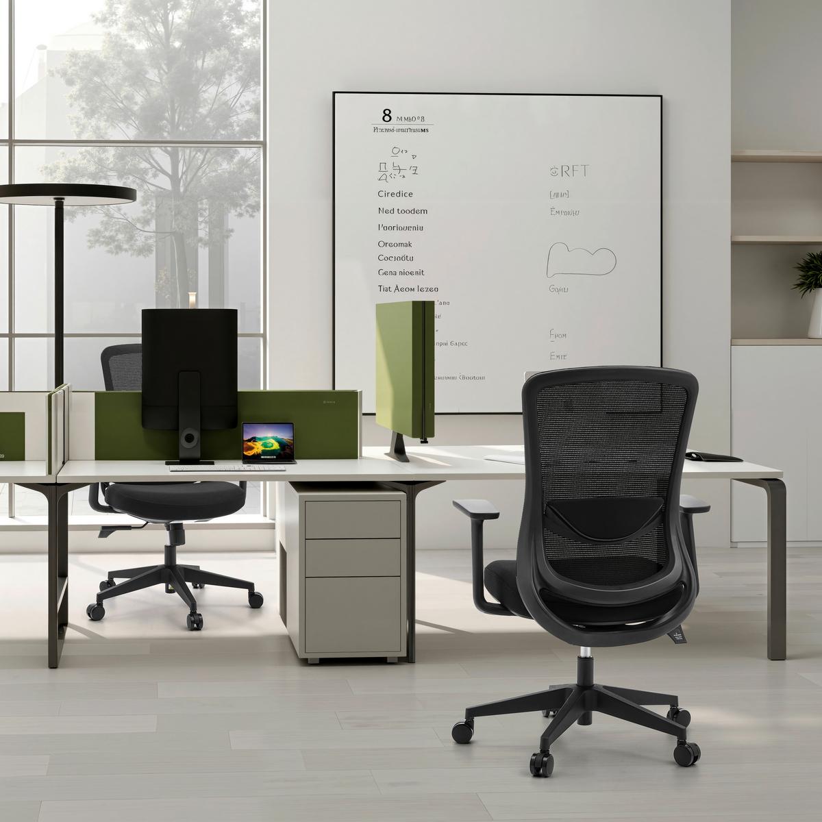 DREHSTUHL Sedito Schwarz B: 70cm - Schwarz, MODERN, Kunststoff/Textil (70/112/61cm) - MID.YOU