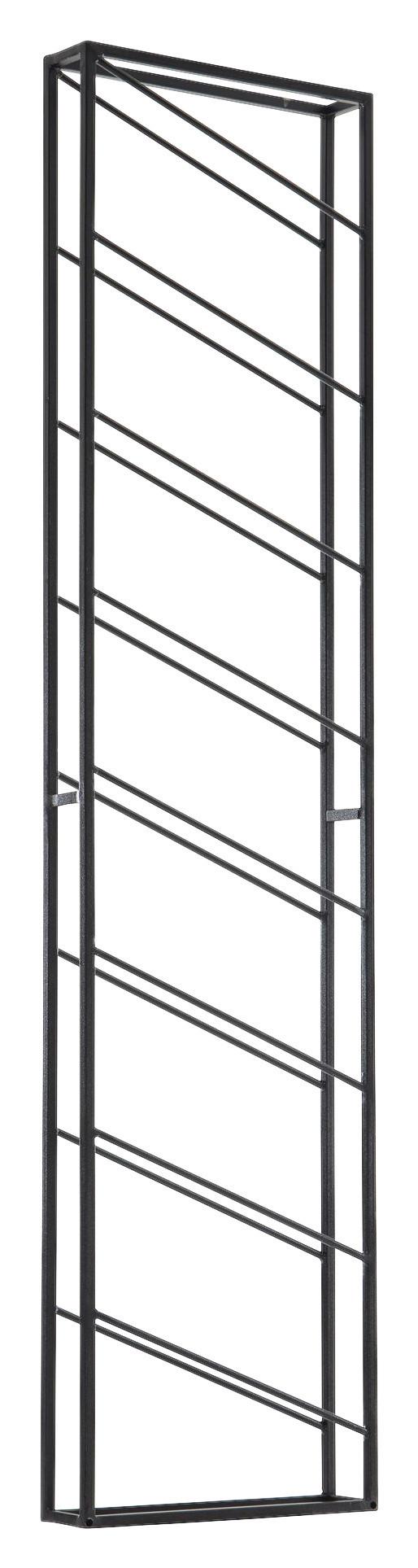 Weinregal Eisen Schwarz Für 8 Flaschen Bh 36x150 Cm